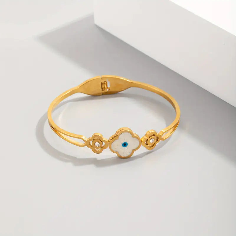 Gleam Clover Bangle