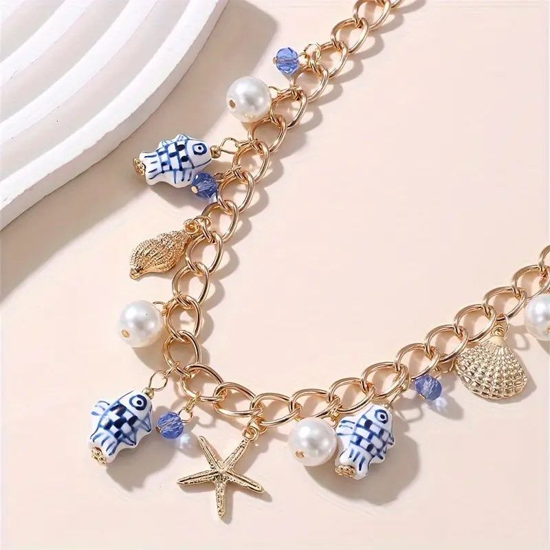 Majestic Multi Charm Necklace