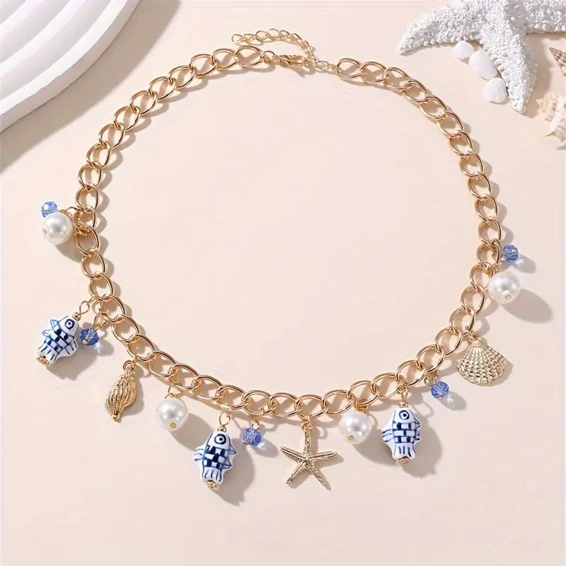 Majestic Multi Charm Necklace