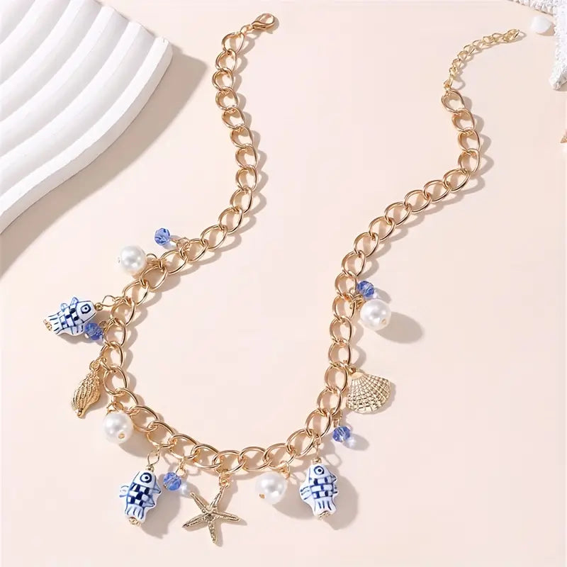 Majestic Multi Charm Necklace